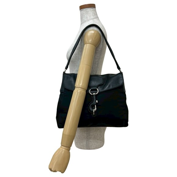 PRADA Black Leather Shoulder Bag - Picture 2 of 10